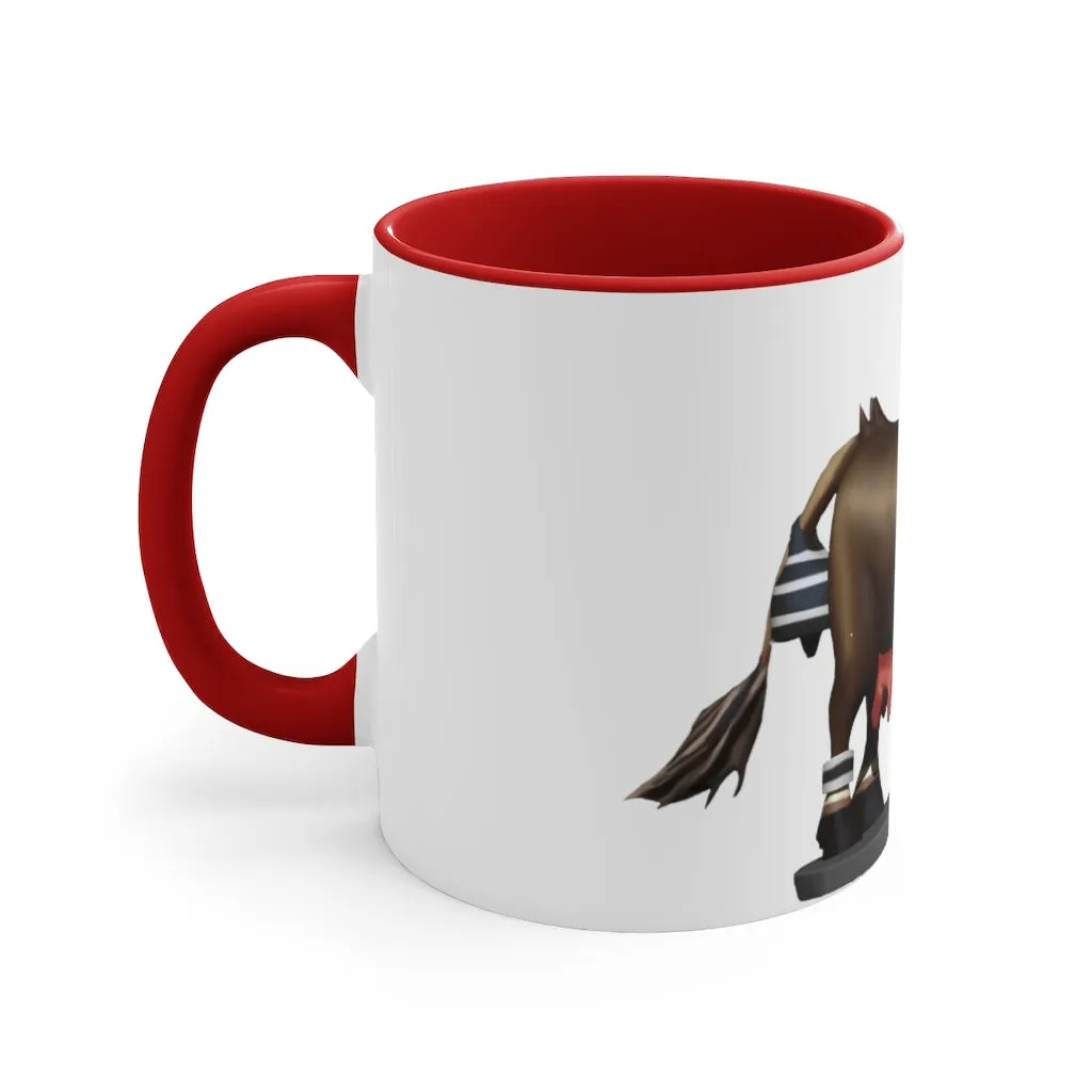 Dark Brown Cow Accent Mug