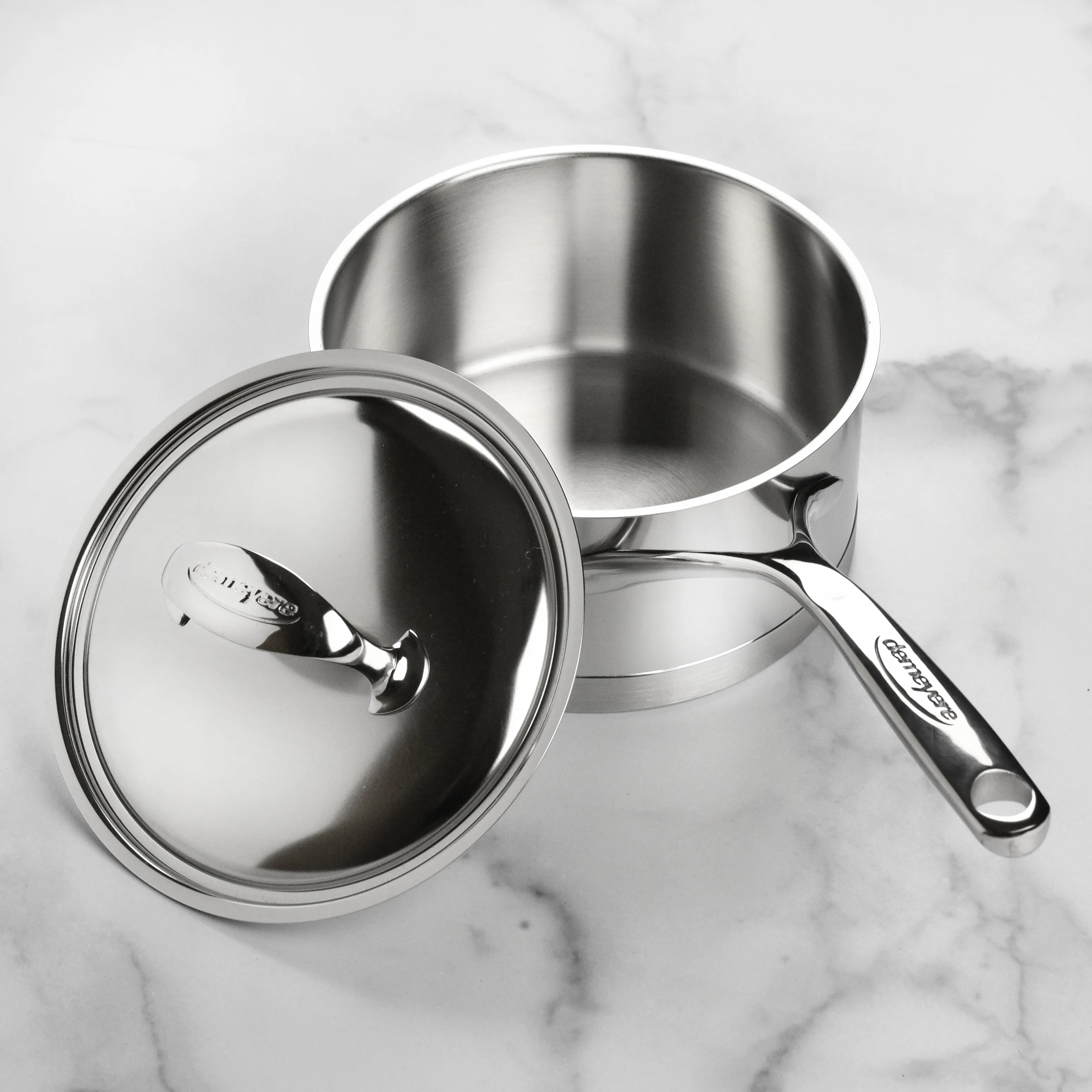 Demeyere Atlantis 2.3-quart Stainless Steel Saucepan