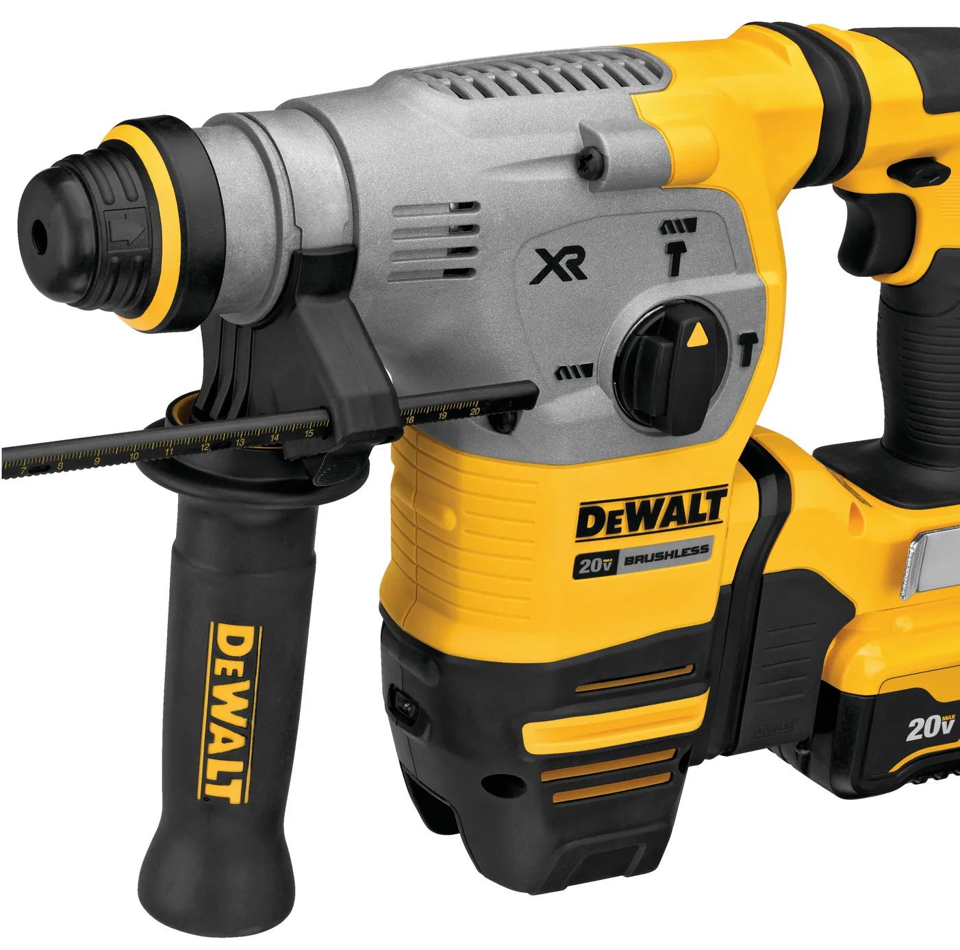 Dewalt® 20V Max XR Brushless 1-1/8” L-Shape SDS Plus Rotary Hammer Kit w/6.0Ah DCH293R2