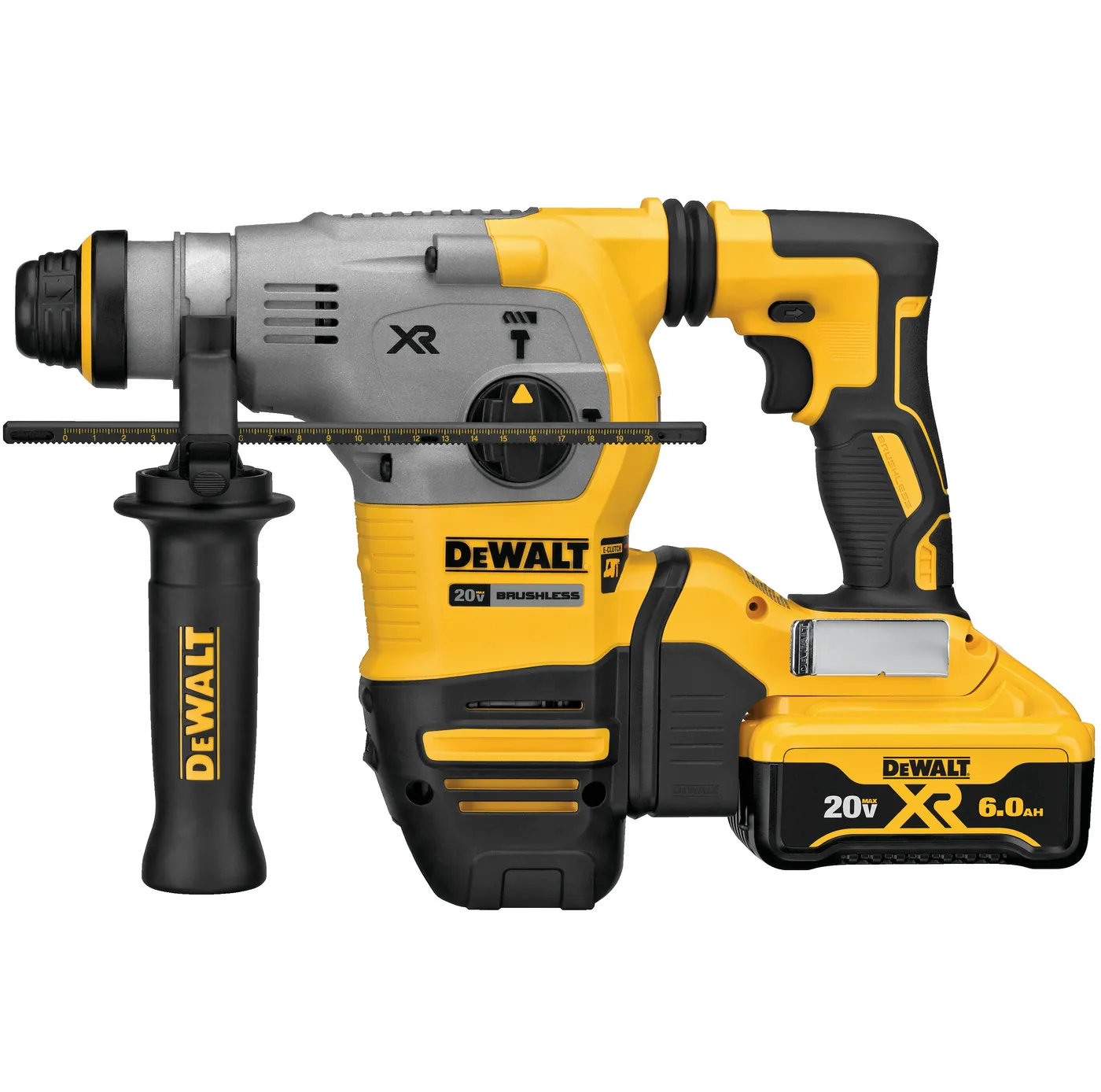 Dewalt® 20V Max XR Brushless 1-1/8” L-Shape SDS Plus Rotary Hammer Kit w/6.0Ah DCH293R2