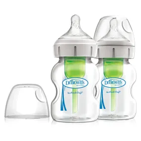 Dr. Brown's Options  Wide Neck Anti-Colic Glass Bottle 150ml 2 pcs