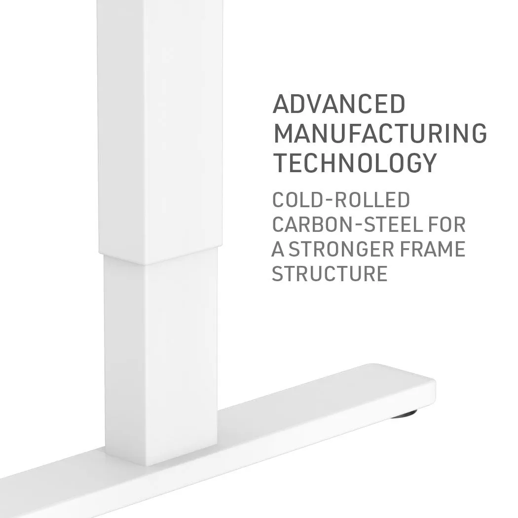 Electric Height Adjustable Standing Desk 140x60cm, 70kg Load - Fortia