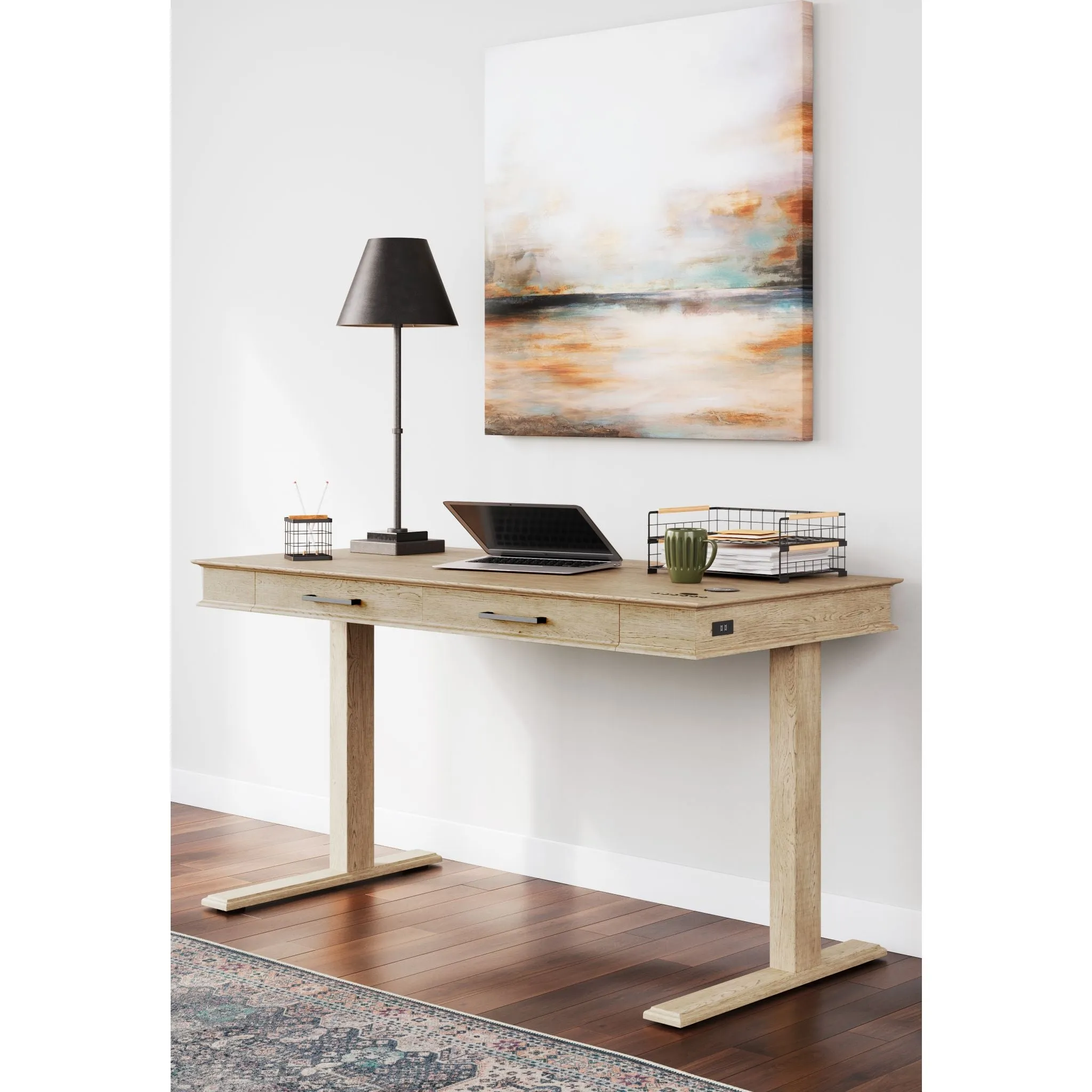 Elmferd Adjustable Height Desk