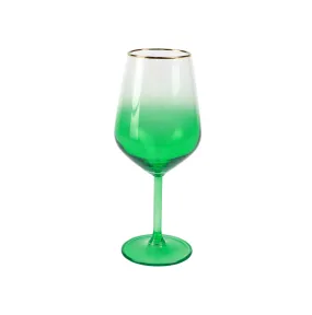 Emerald Wine Glass