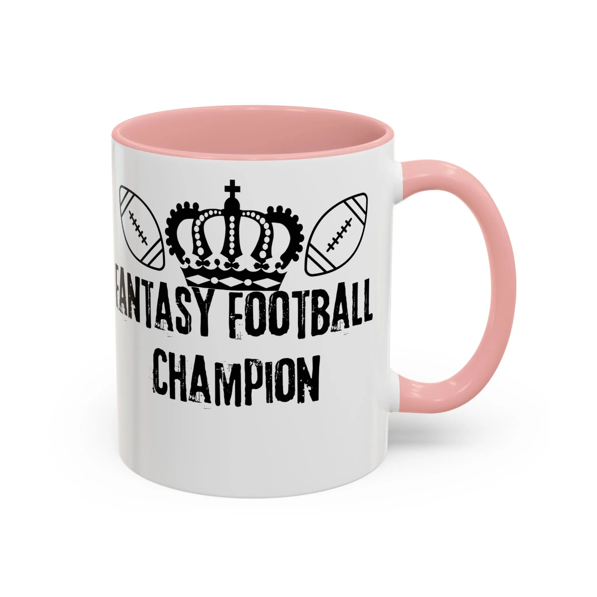 Fantasy Football Champion Trophy Mug Accent Coffee Mug, 11oz