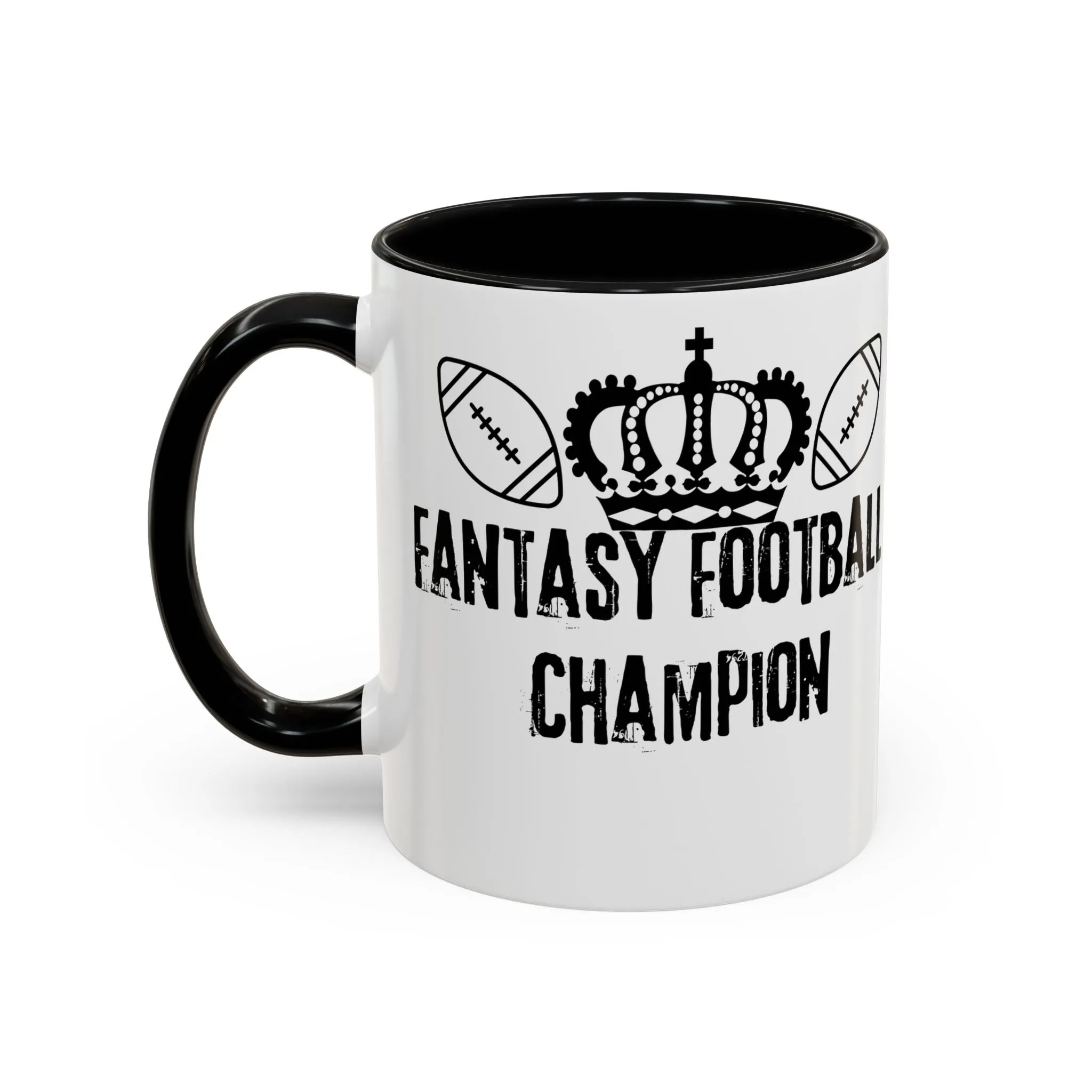 Fantasy Football Champion Trophy Mug Accent Coffee Mug, 11oz