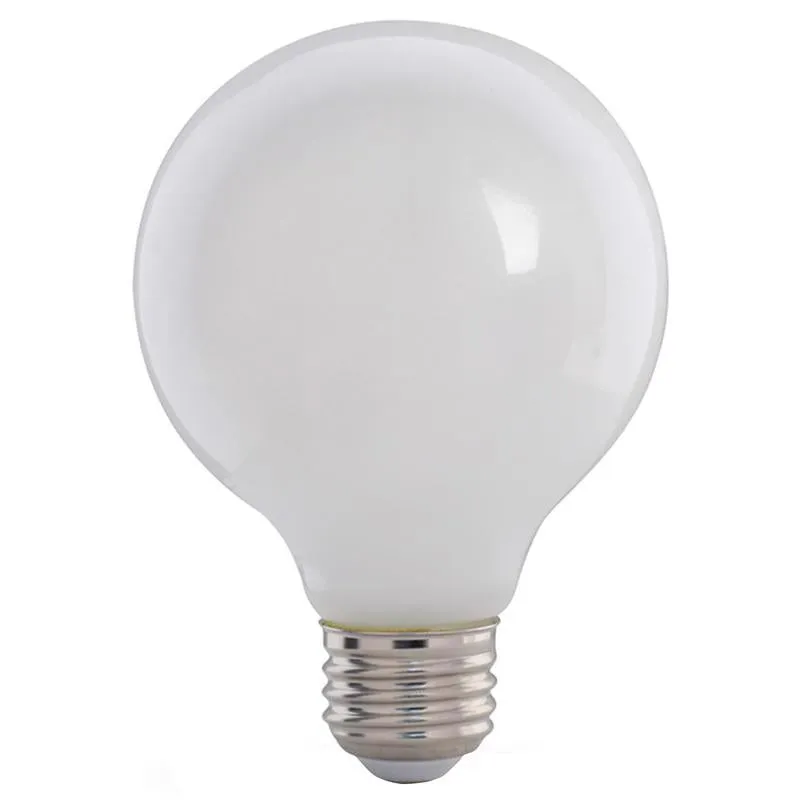 Feit Enhance G25 E26 (Medium) Filament LED Bulb Soft White 60 Watt Equivalence 3 pk