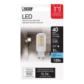 Feit T4 G9 LED Bulb Daylight 40 Watt Equivalence 1 pk