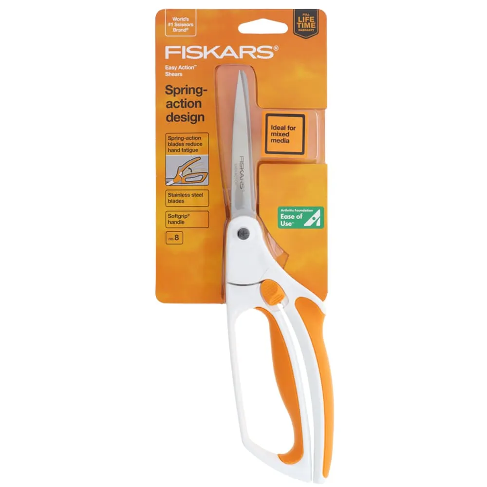 Fiskars 8" Easy Action Shears