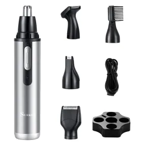 Five-in-one Multifunctional USB Charging Portable Mini Nose Ear Hair Trimmer