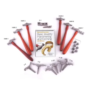 FRETZ SET DVD #1 BASIC HAMMERING AND FORMING JEWELRY CUFF BRACELETS AND FRETZ TOOLS