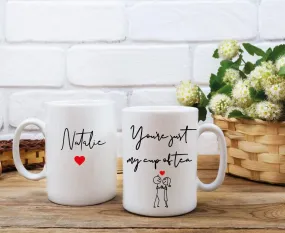 Funny Mug Couples Gift Personalised Mug Cup of Tea | Valentines Gifts | Anniversary Gift