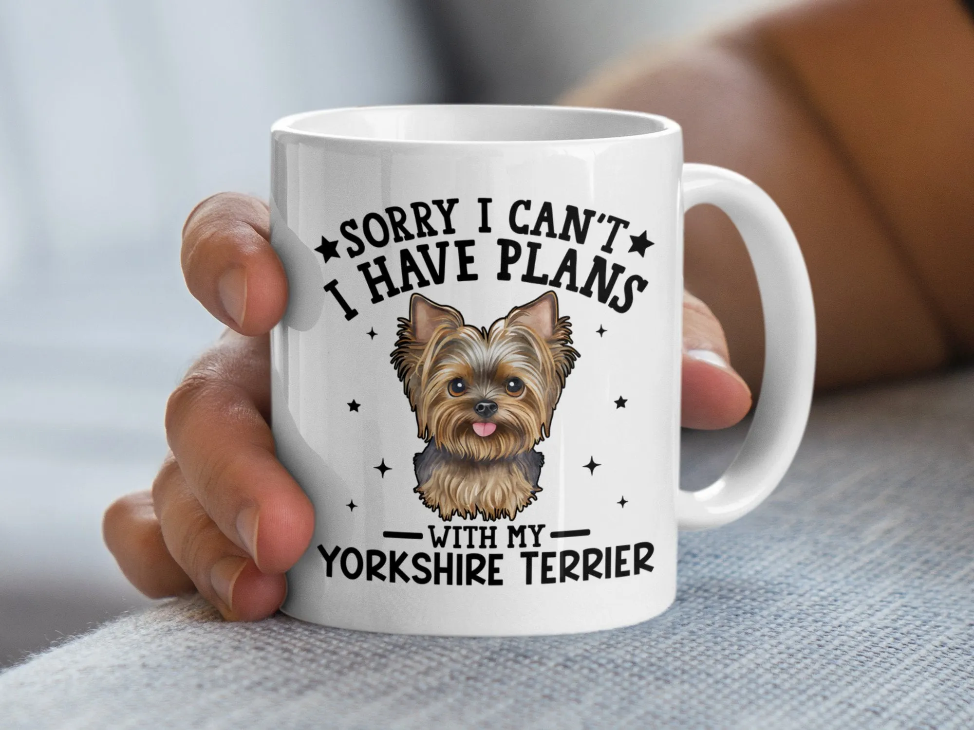 Funny Sorry I Have Plans With My Yorkshire Terrier Mug