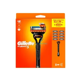 Gillette Fusion5 Men's Razor Blade   8 Razors