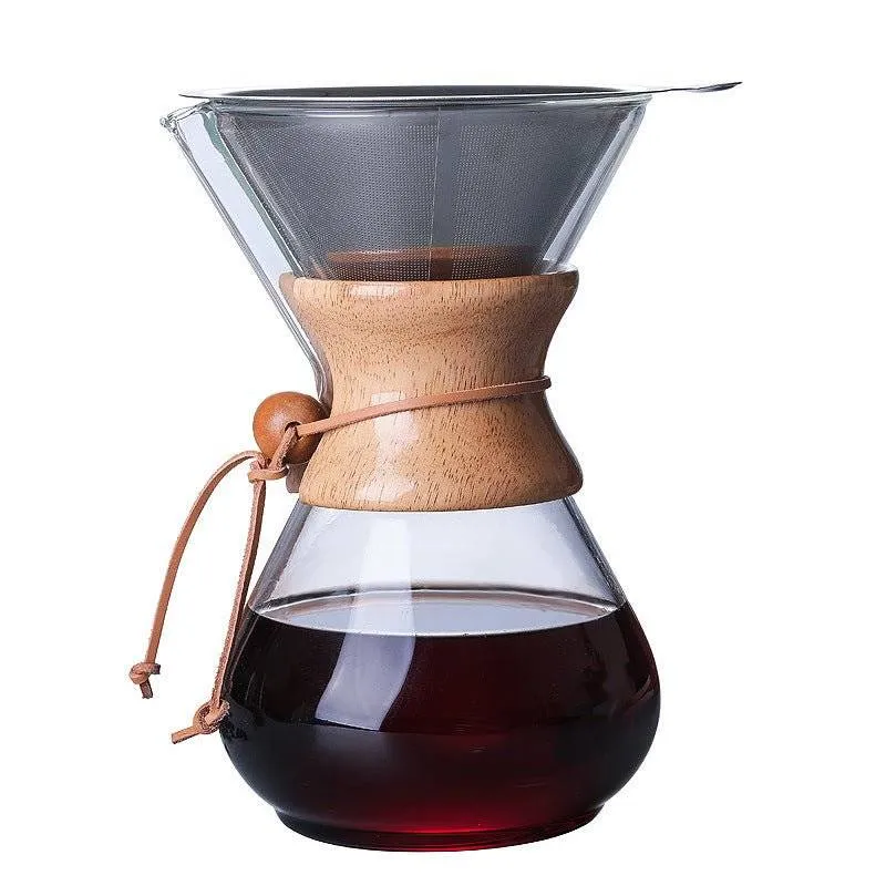 Glass Filter-Free Drip Coffee Maker | No Paper Filters, Pure Coffee Taste