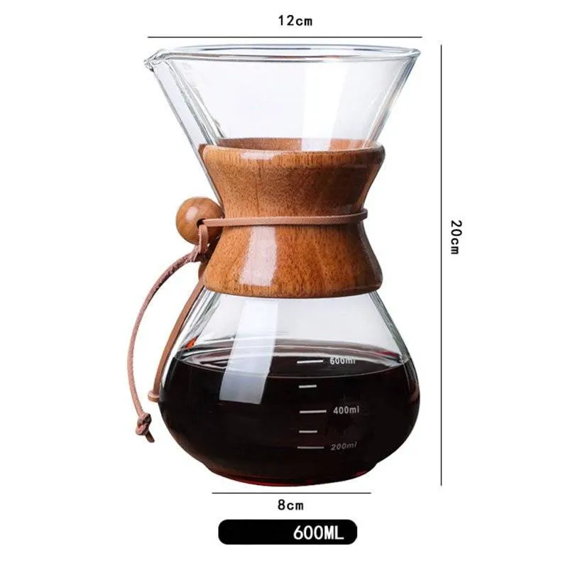 Glass Filter-Free Drip Coffee Maker | No Paper Filters, Pure Coffee Taste