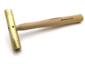 Grace USA 8 oz Long Head Brass Hammer BH-8L