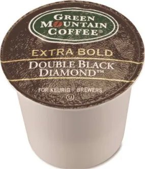 Green Mountain Coffee Double Black Diamond Extra Bold Coffee K-Cups 24 Per Box