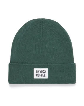 Gym Coffee Knit Beanie - Dark Green