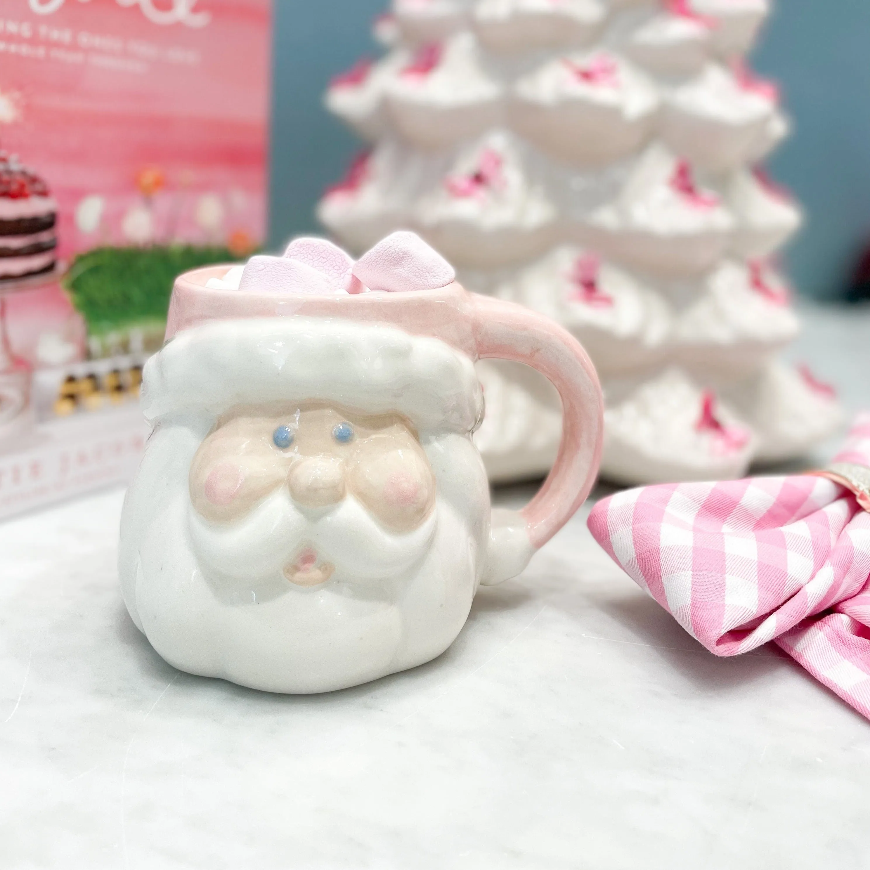 Hand Painted Santa Mug