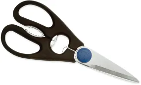 Henckels International 41365-001 Kitchen Shears, 3 in L Blade, Stainless Steel Blade, 8 in OAL, Micro-Serrated Blade