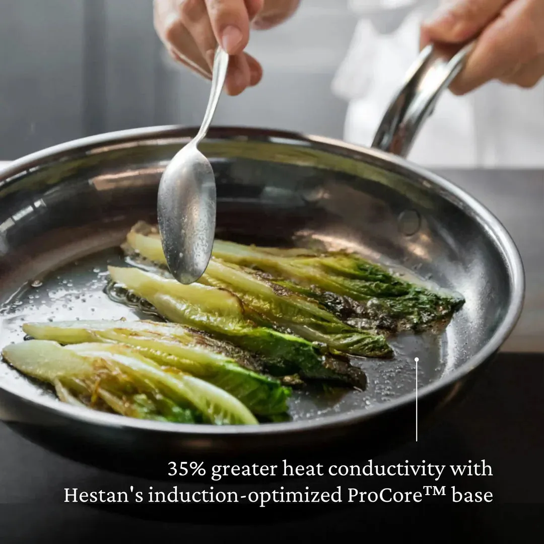 Hestan NanoBond Titanium Stainless Steel Sauce Pan With Lid, 1.5-Quart