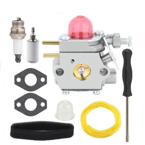 Hipa Carburetor Kit For Murray M2500 M2510 Remington RM2510 RM2520 RM2550 RM2560 M2570 RM2599 H2500 String Trimmer Brushcutter #WT-973 753-06190