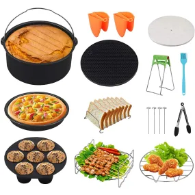 Homgen 17 Pcs 7 Inch Air Fryer Accessories