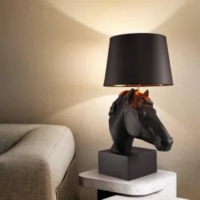 Horse Head Side Desk Lamp