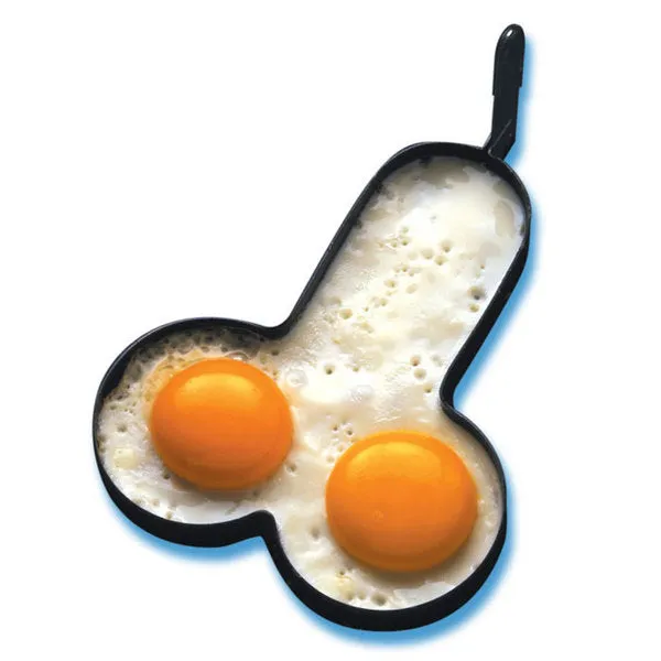 Hott Products Unlimited Willie Egg Fryer Can Cook 2 eggs Made of Iron