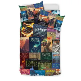 HP Book Cover Pattern Bedding