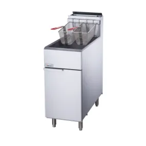 Inferno IF-50 Gas Fryer, 50 lb Capacity