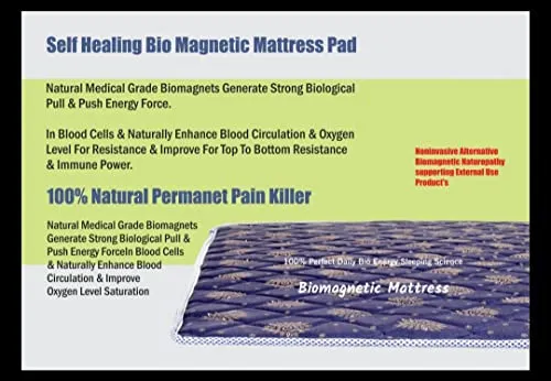 JAY GEL AMBE CREATION BIO MAGNETIC MATTRESS PROTECTOR WITH 1 PILLOW (3X6 feet) GREY