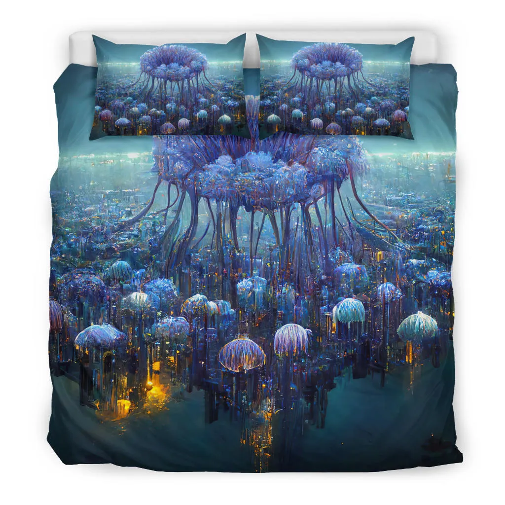 Jellypunk City Bedding Set | Michael Garfield