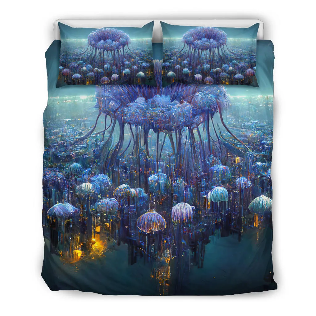 Jellypunk City Bedding Set | Michael Garfield