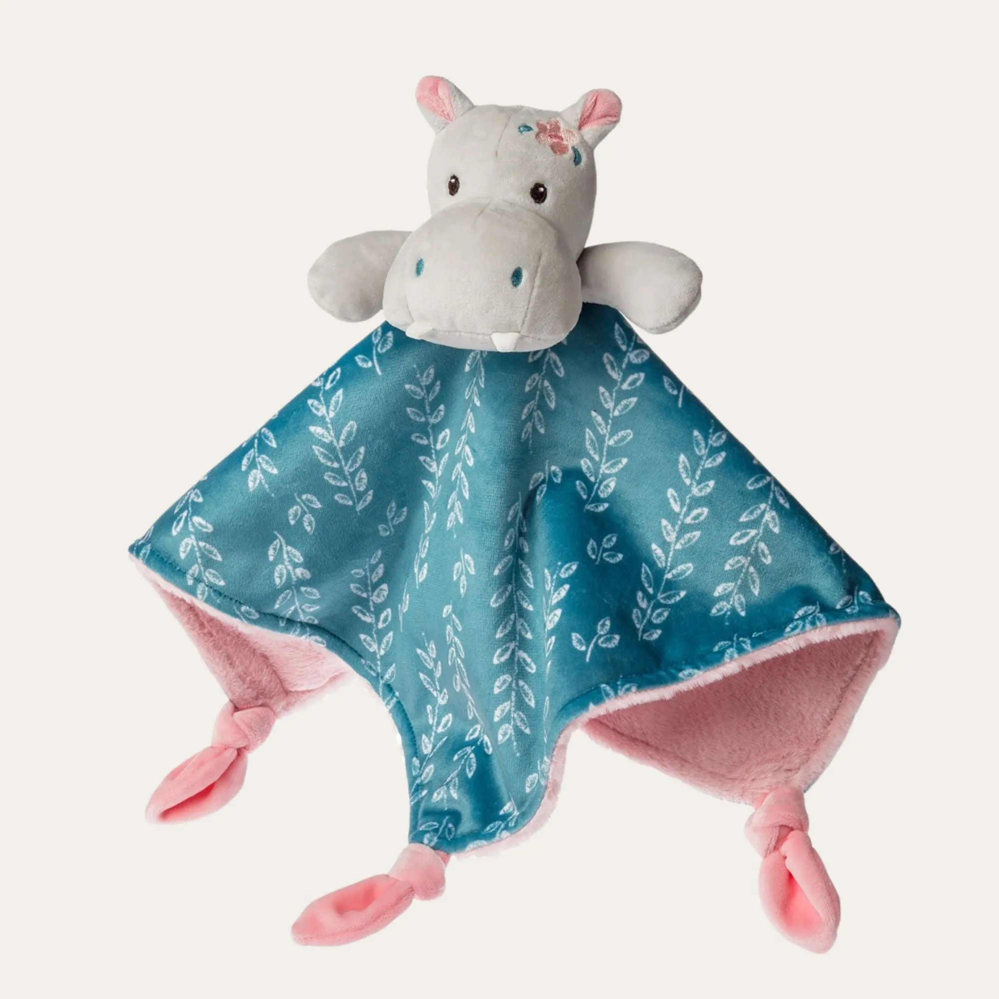 Jewel Hippo Baby Comforter