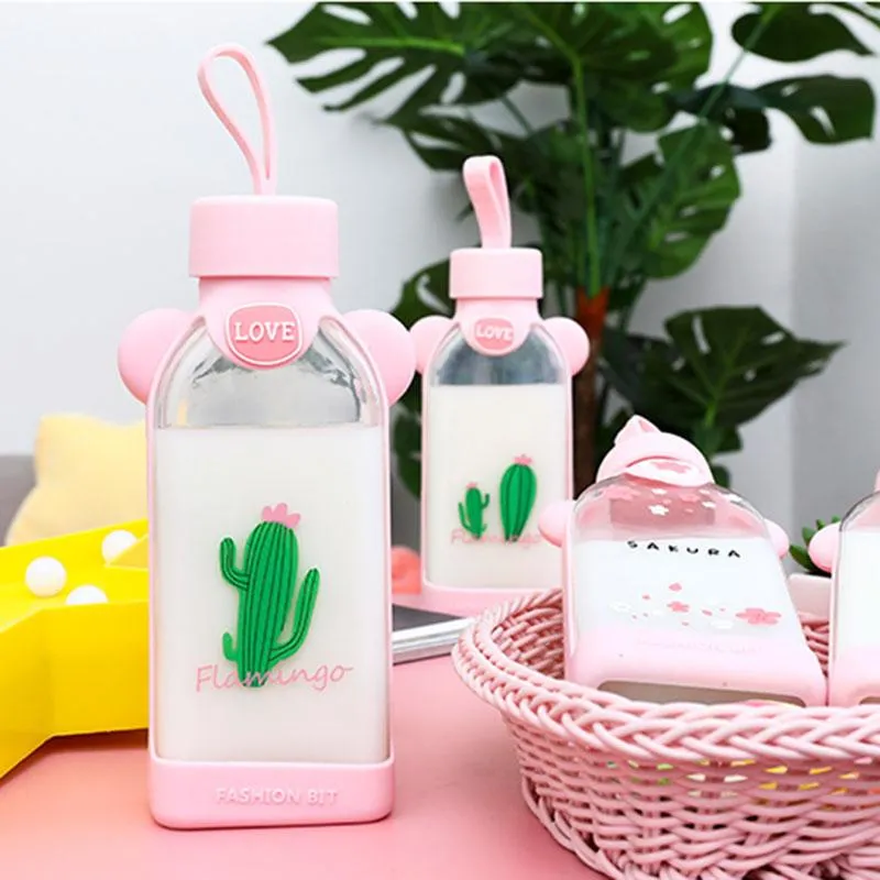 Kawaii Glass Drink Bottles SD01371