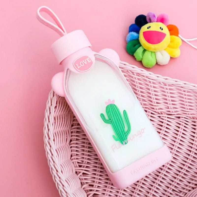 Kawaii Glass Drink Bottles SD01371