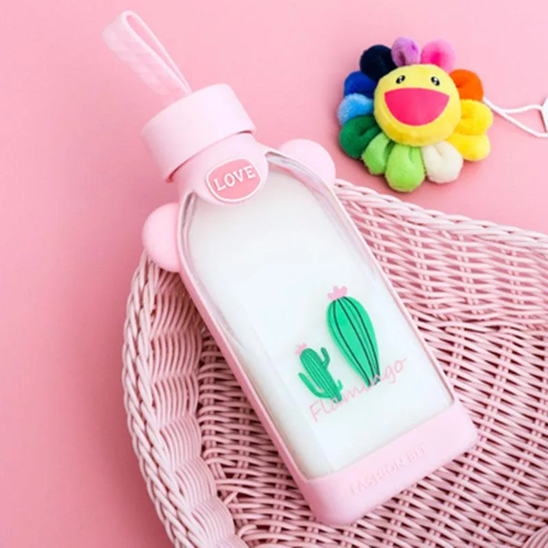 Kawaii Glass Drink Bottles SD01371