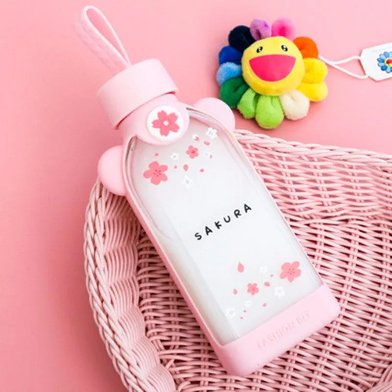 Kawaii Glass Drink Bottles SD01371