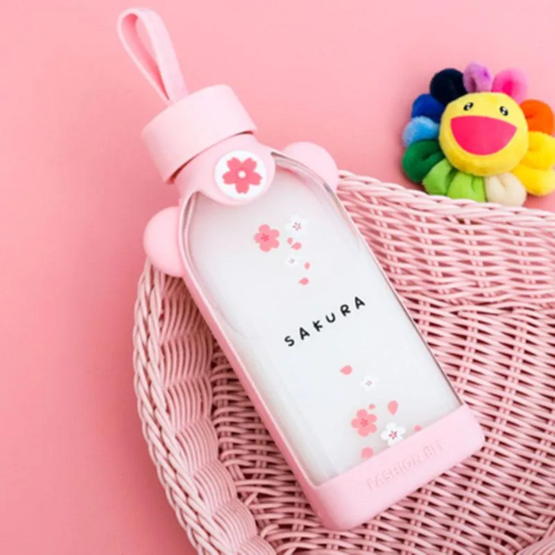 Kawaii Glass Drink Bottles SD01371