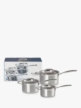 Le Creuset 3 Piece Saucepan Set