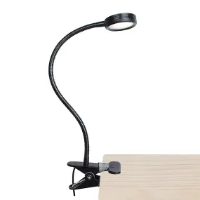 Lepower-tec Flexible Clip On Desk Light with USB Charging