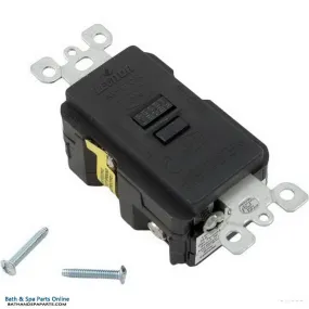 Leviton GFCI Breaker [20A] [SPST] [Deadfront] [Black] (8590-XE)