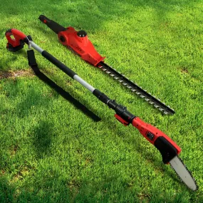 Lightweight Cordless Chainsaw & Trimmer Set 20V 8" | Giantz