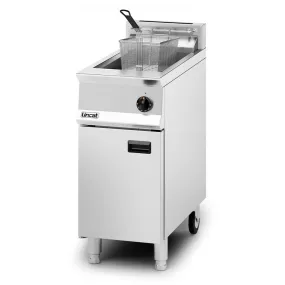 Lincat Opus 800 Natural/LPG Gas Free-standing Single Tank Fryer - 2 Baskets - W 400 mm OG8106