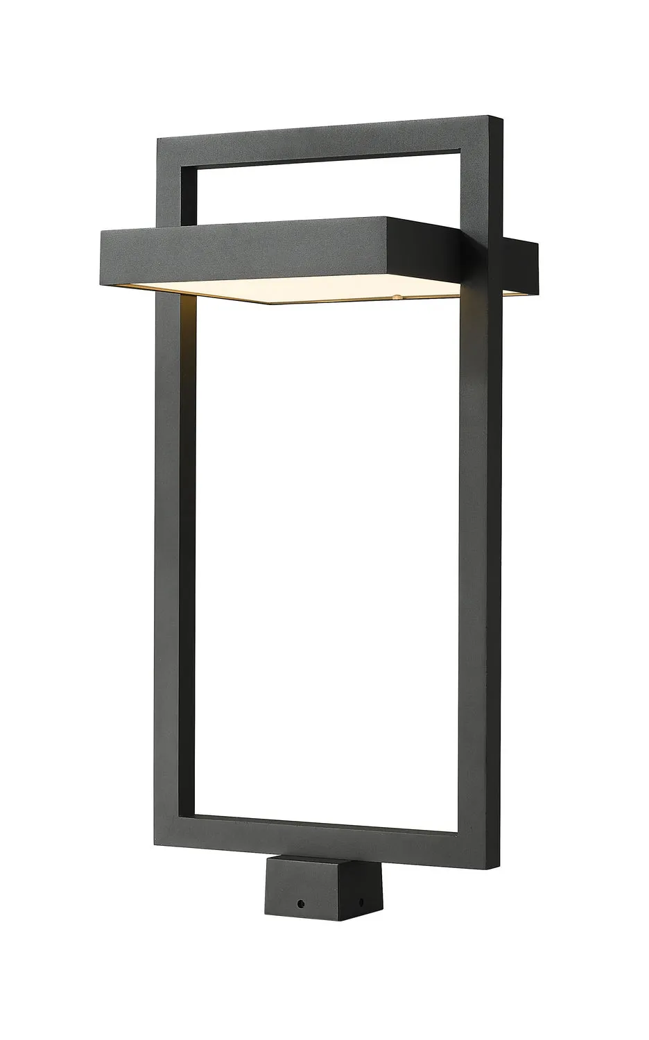 Luttrel LED Outdoor Post Mount in Black