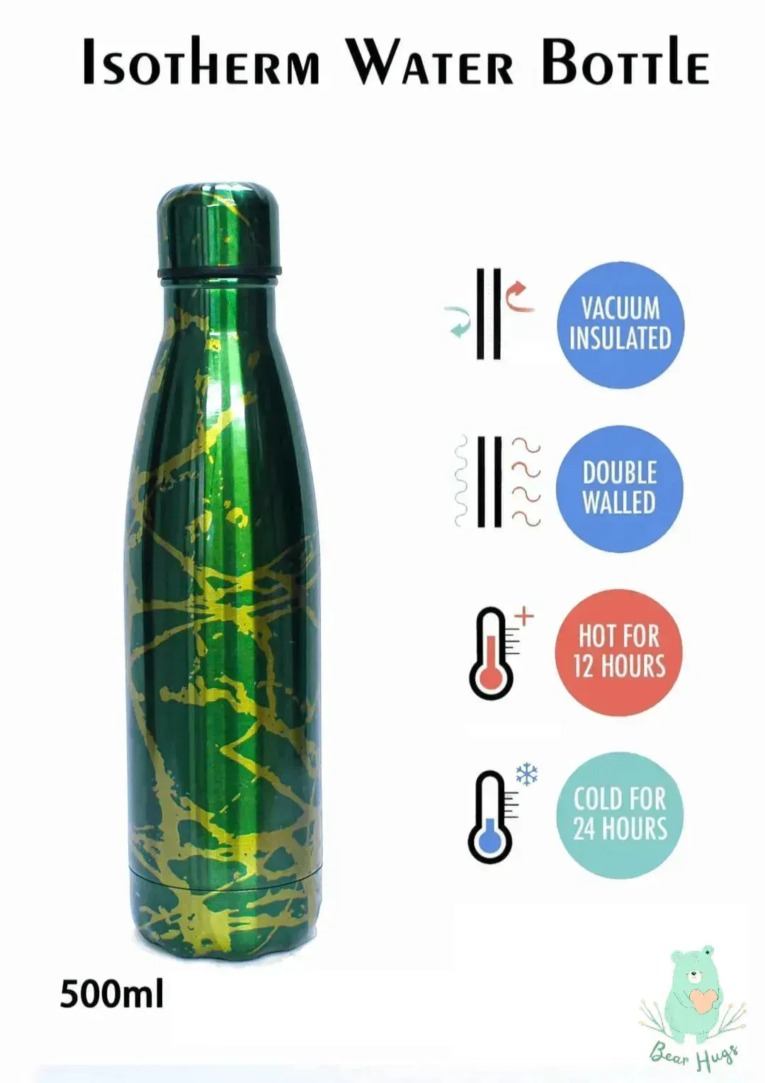 Marble Cola Metal Water Bottle (500 ml)