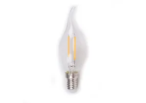 Milano 2W Led Filament Candle Lamp W/Tip Ww