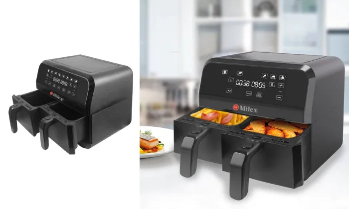 Milex 9L Dual Air Fryers